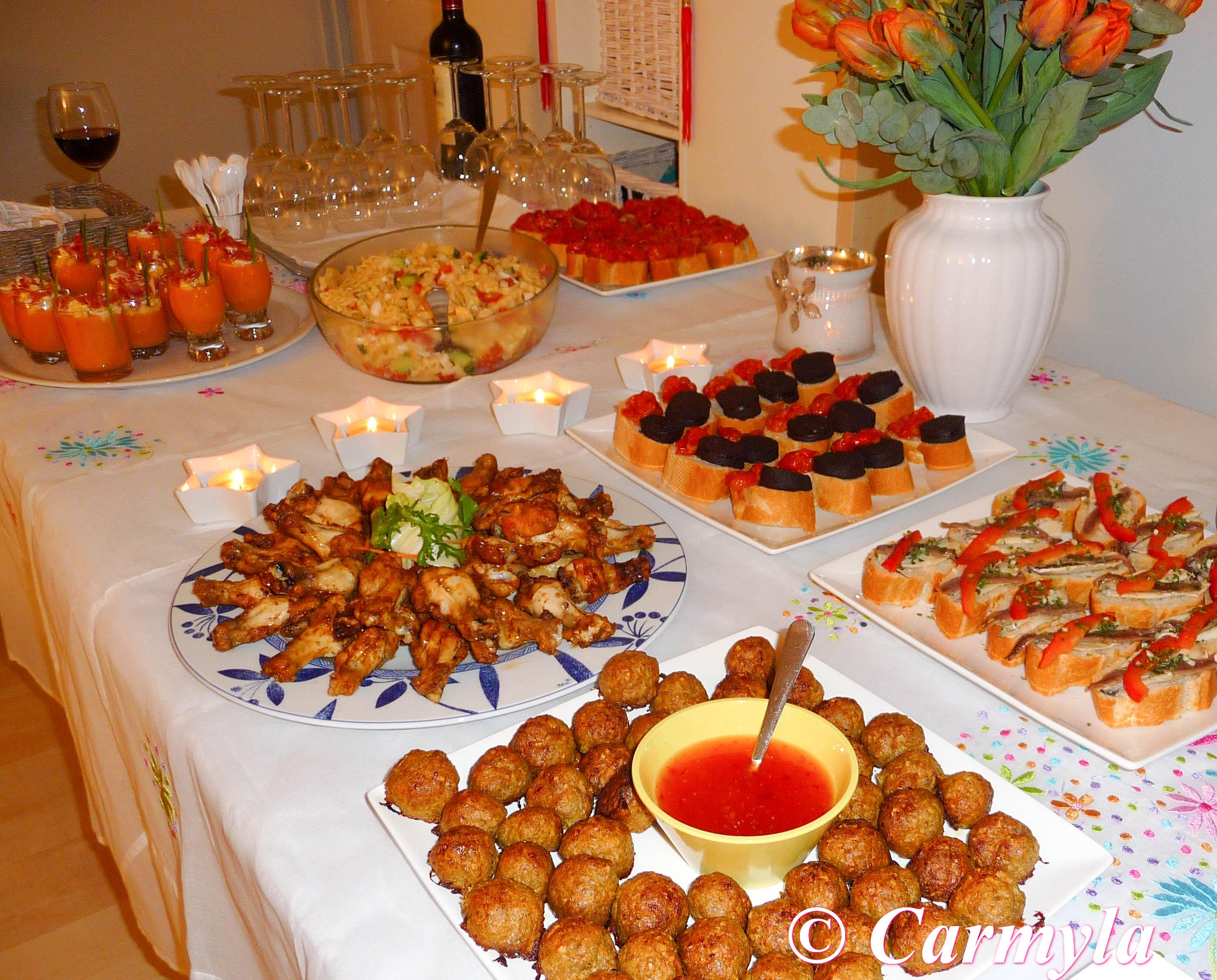 BUFFET DE TAPAS PARA CUMPLEAÑOS (para 15 personas) | CarmYla, image size:2795x2251