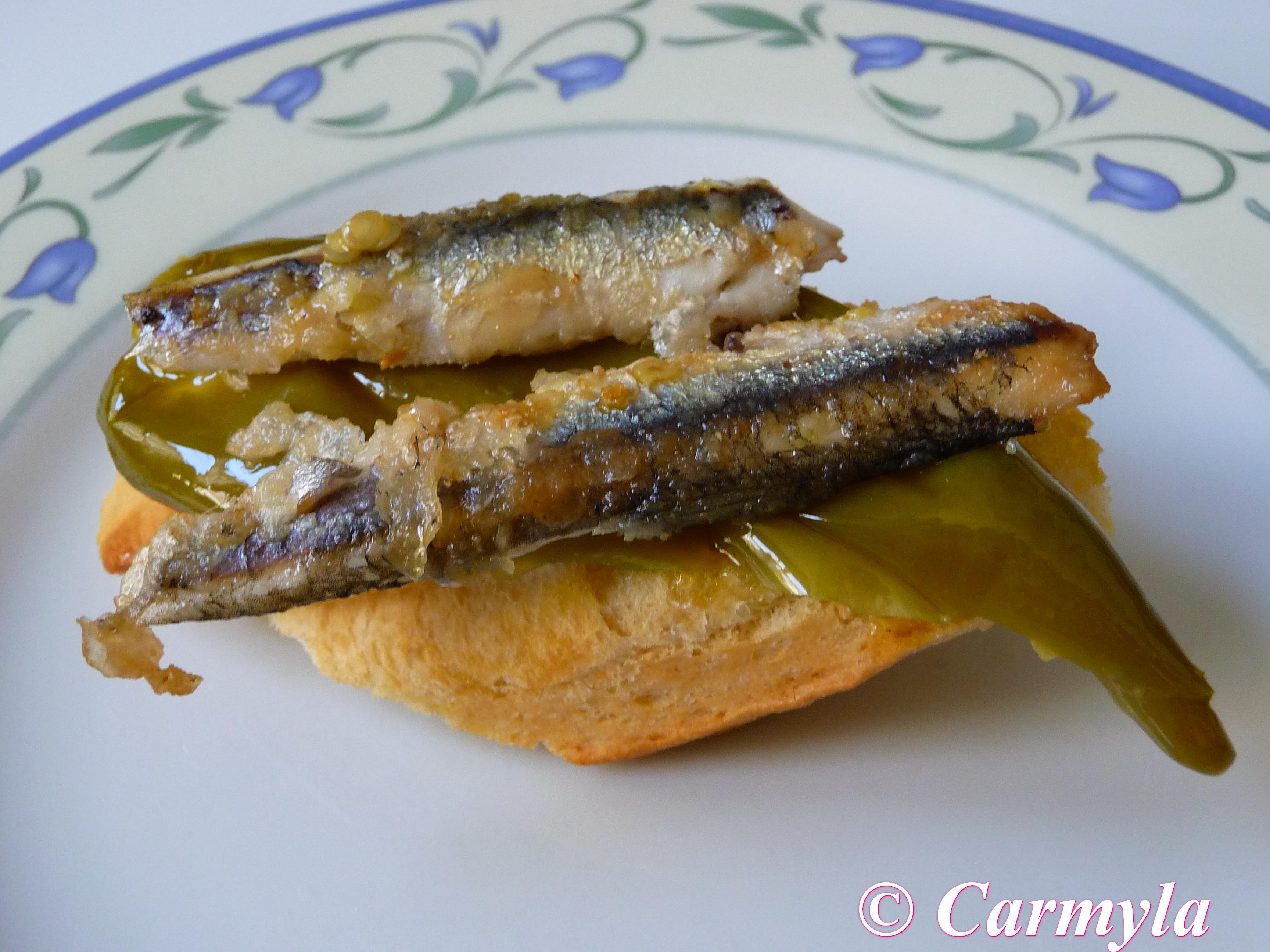 TAPA DE ANCHOAS FRITAS CON VINAGRE | CarmYla