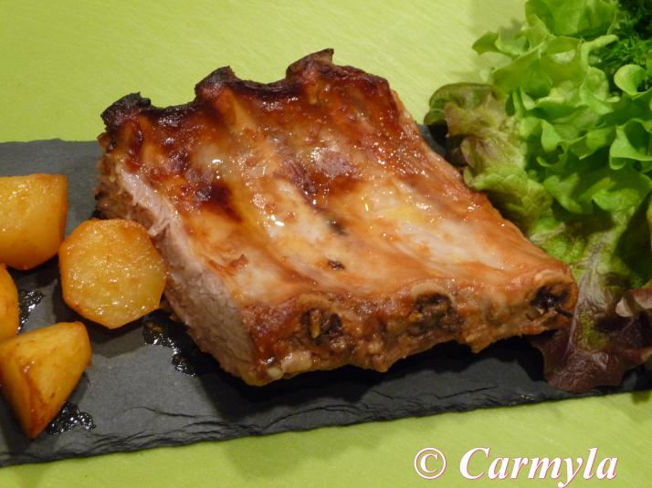 COSTILLAS A LA MIEL ración