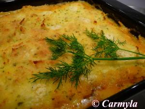GRATINADO DE PESCADO A LA CARMYLA ready