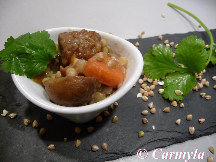 CARNE GUISADA CON TRIGO SARRACENO