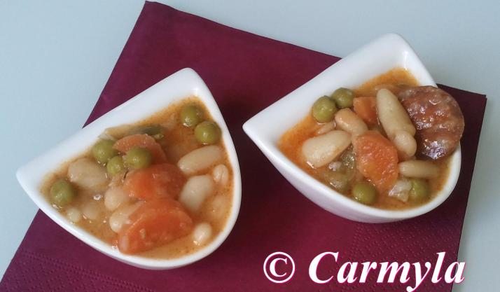 ALUBIAS BLANCAS CON GUISANTES 1