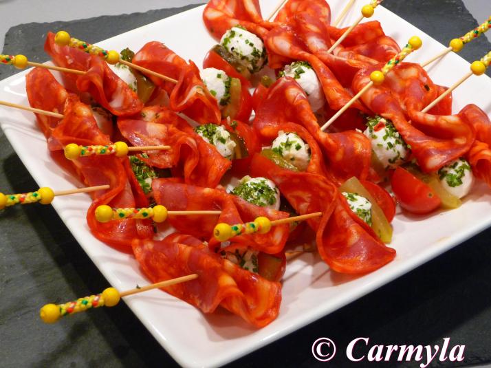 MARIPOSAS DE CHORIZO buffet