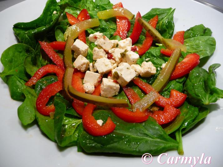 ENSALADA DE ESPINACAS Y FETA 1