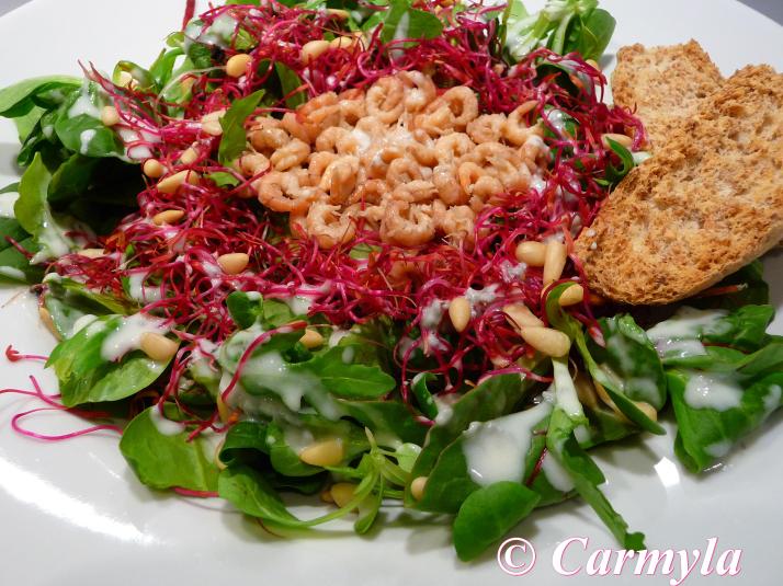 ENSALADA DE CAMARÓN Y GORGONZOLA 2