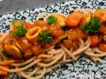 ESPAGHETTI DE ESPELTA CON MARISCO 1