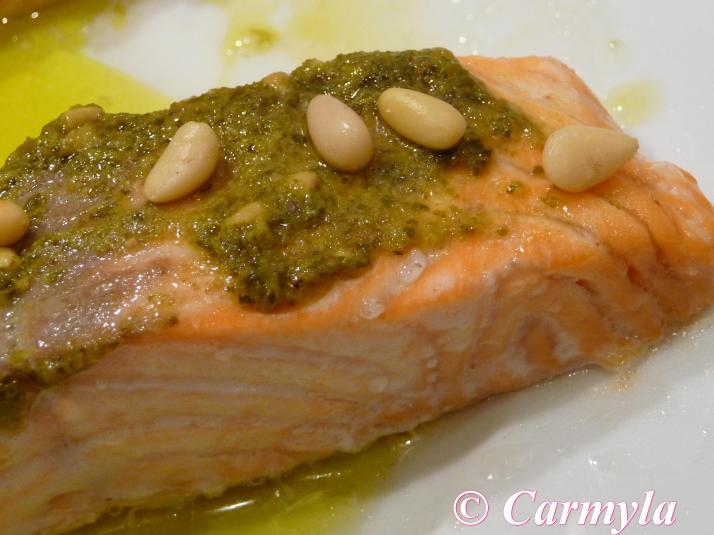 SALMÓN CON PESTO EXPRÉS