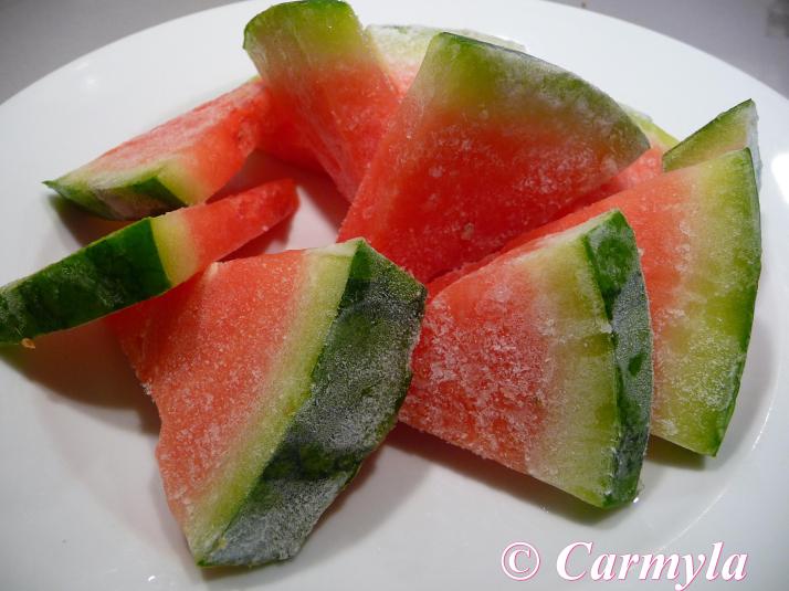 SANDÍA GLACÉ plato