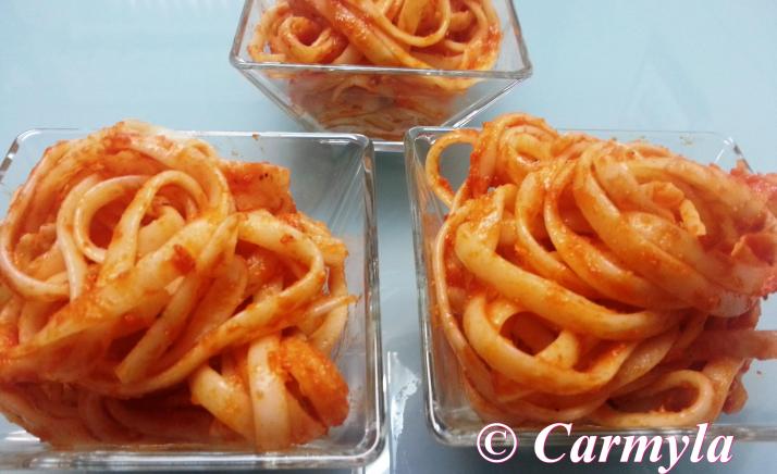 TALLARINES A LA ALBAHACA