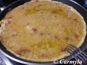 TORTILLA ROCIERA preparación 4