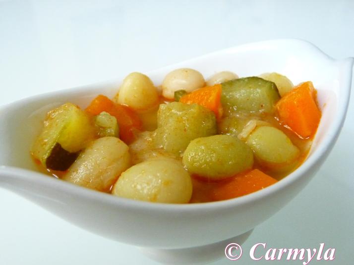 ALUBIAS POCHAS CON VERDURAS