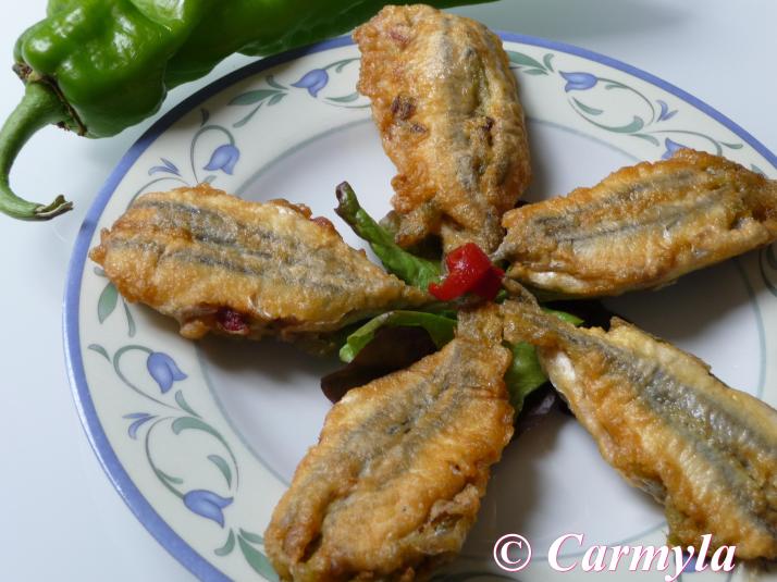 ANCHOAS RELLENAS plato