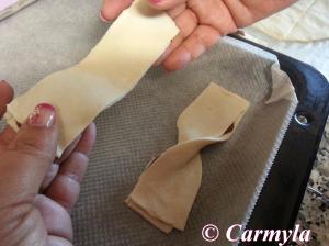 LAZOS DE CHOCOLATE prep 3