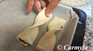 LAZOS DE CHOCOLATE prep 4