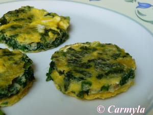 TORTILLA DE ESPINACAS preparación 2