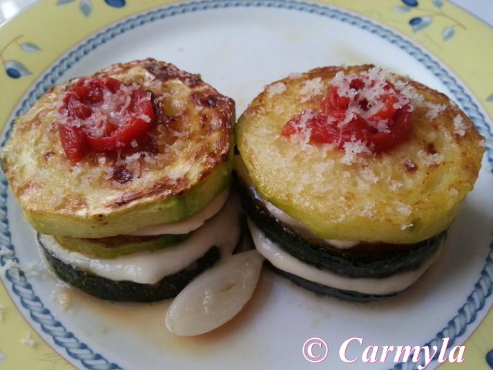 TORRE DE CALABACÍN Y QUESO 1