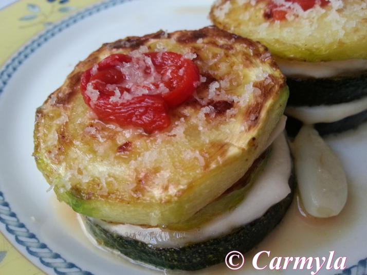 TORRE DE CALABACÍN Y QUESO