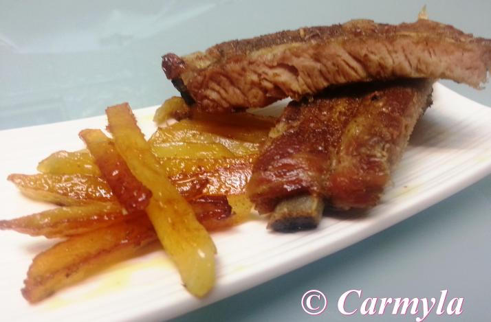 COSTILLAS AL TINTO tapa