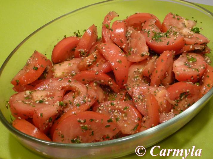 ENSALADA DE TOMATE Y ANCHOAS buffet 2