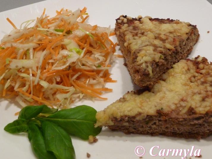 PAN PIZZA CON CARNE plato combinado 1