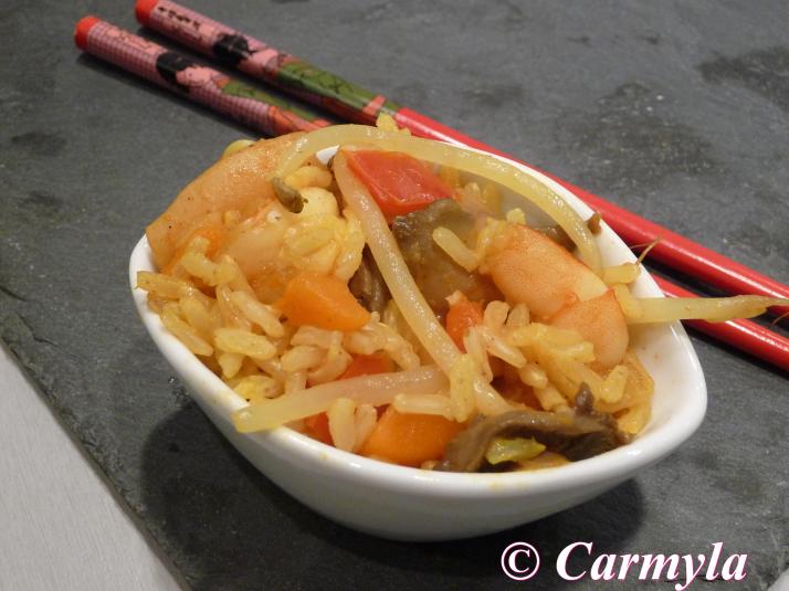 ARROZ CON CHAMPIÑONES Y BROTES DE SOJA tapa 1