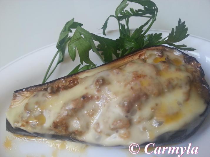 BERENJENA RELLENA DE CARNE 2