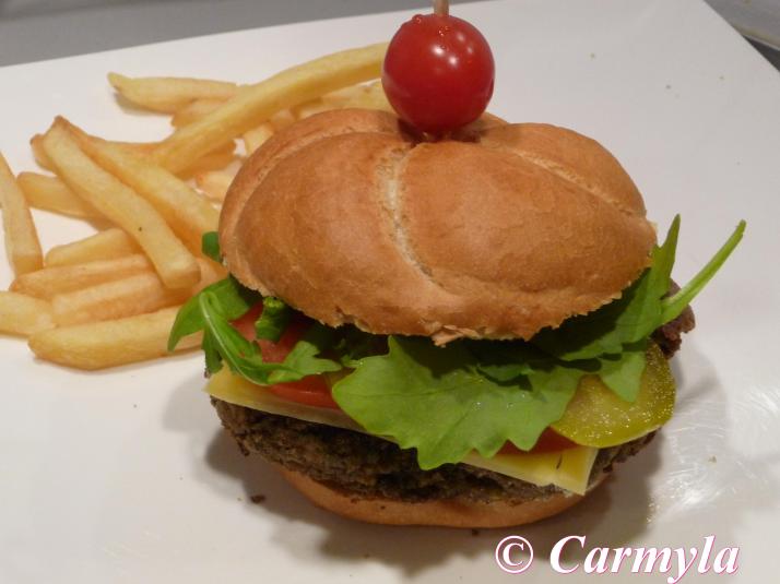 HAMBURGUESA VEGETARIANA DE LEGUMBRES