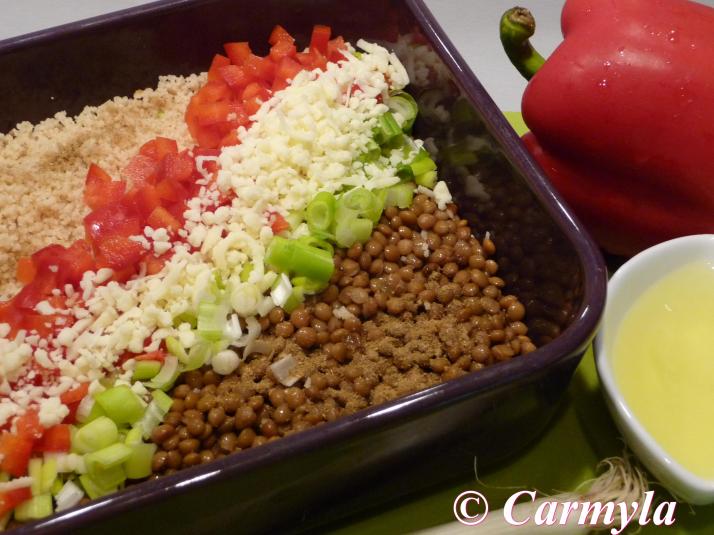 TRIANGULOS DE LENTEJAS Y COUSCOUS prep 1