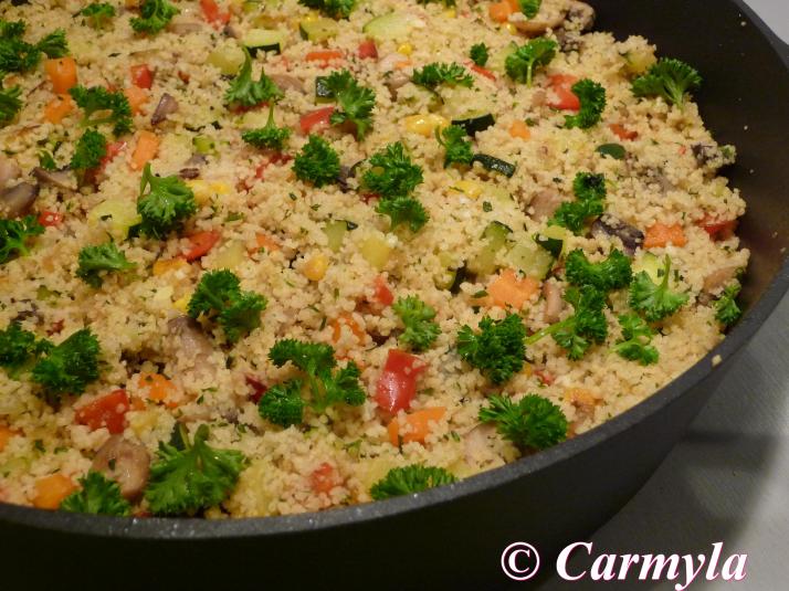COUSCOUS CON VERDURAS cazuela