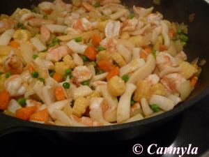 CURRY DE LANGOSTINOS Y CALAMAR prep 2