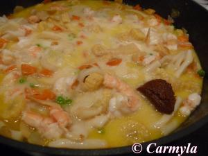 CURRY DE LANGOSTINOS Y CALAMAR prep 3