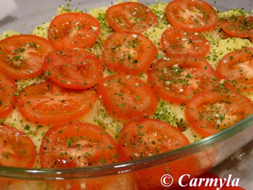 PATATAS Y TOMATES AL HORNO prep 2