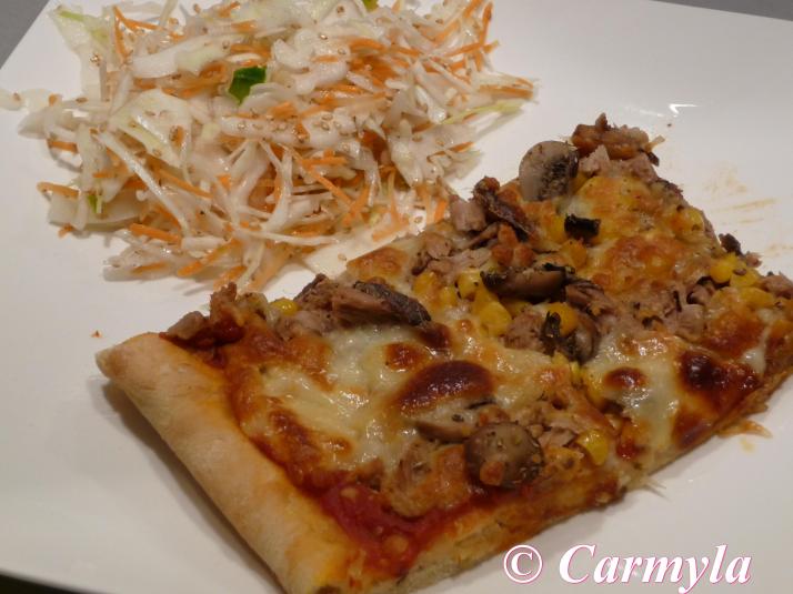 PIZZA DE ATÚN CON CHAMPIÑONES 1