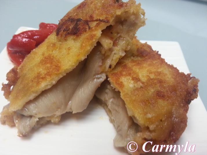 SETAS RELLENAS tapa abierta