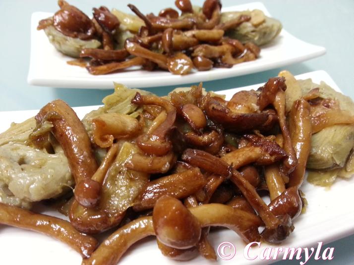 ALCACHOFAS CON SENDERUELAS  1