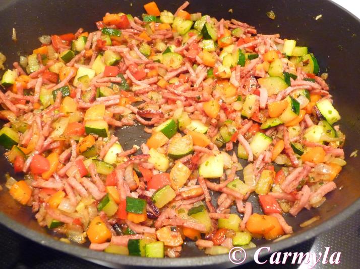 ARROZ FRITO CON JAMÓN Y TORTILLA prep 1
