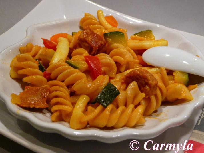 ESPIRALES CON CALAMAR Y CHORIZO tapa 2