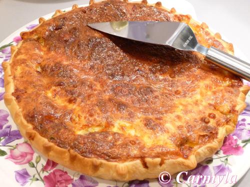 QUICHE LORRAINE CON STILTON entera 1