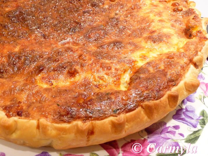 QUICHE LORRAINE CON STILTON entera 2