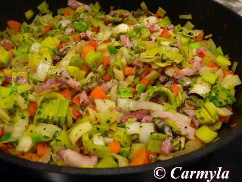 QUICHE LORRAINE CON STILTON prep 1