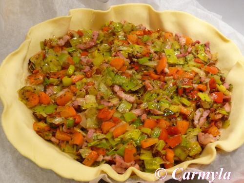 QUICHE LORRAINE CON STILTON prep 2