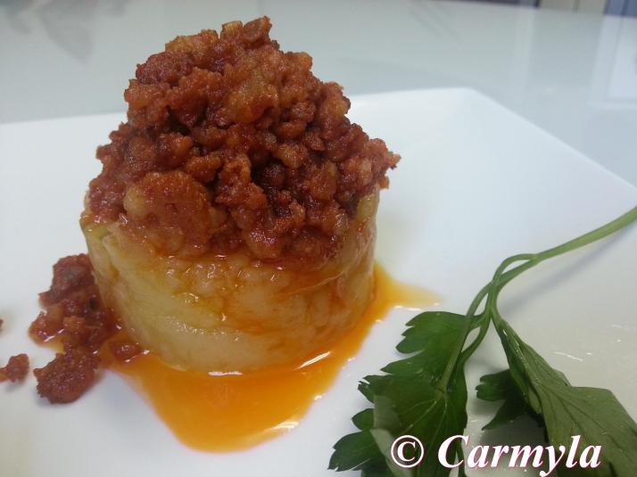 TONEL DE PICADILLO DE CHORIZO 1