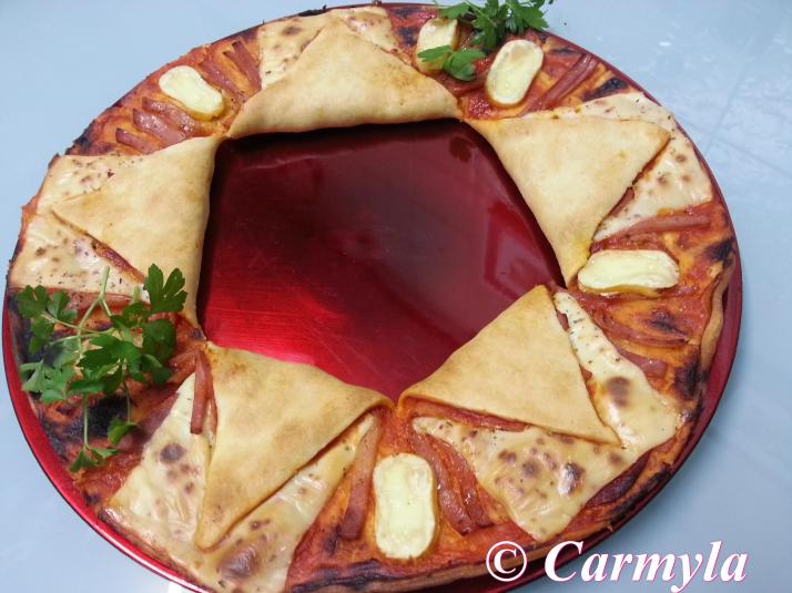 FLOR QUEBRADA DE CHORIZO, JAMÓN y QUESO 1