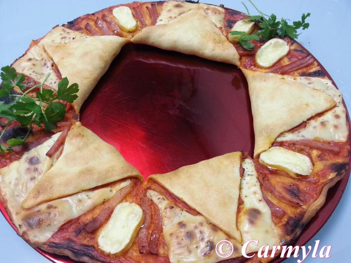 FLOR QUEBRADA DE CHORIZO, JAMÓN y QUESO 2