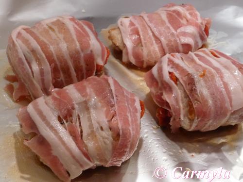 HOJALDRE DE LOMO CON PIMIENTOS Y BACON prep 6