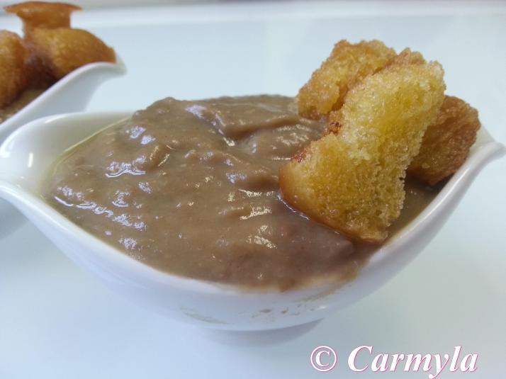 PURÉ DE LENTEJAS CON CROUTONS 1