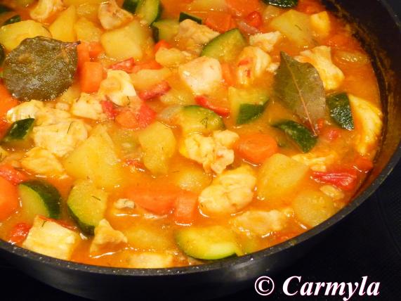 PATATAS CON BACALAO Y VERDURAS prep 4