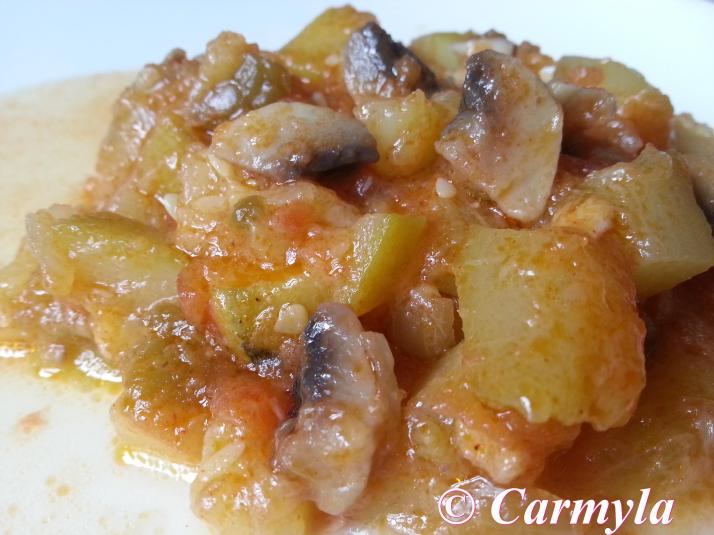 PISTO CON CHAMPIÑÓN