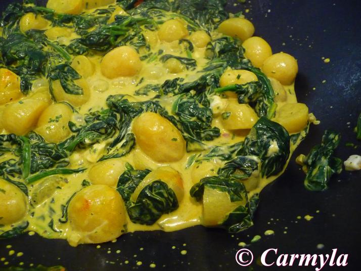 ESPINACAS CON PATATA AL CURRY prep 2