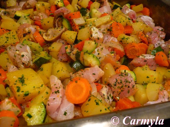 PERCA DEL NILO CON VERDURAS AL HORNO prep 2